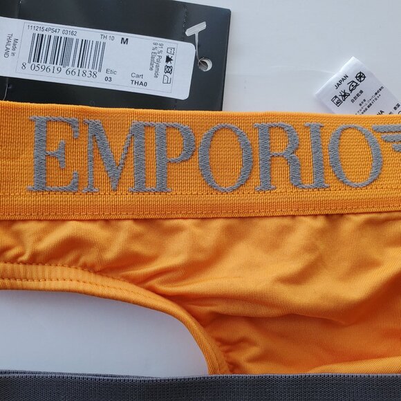EMPORIO ARMANI MEN's Thong Underwear - Medium - Three Pairs - NTWs - Picture 3 of 16